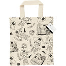 katoenen piraten boodschappentas 27,5 x 30 cm