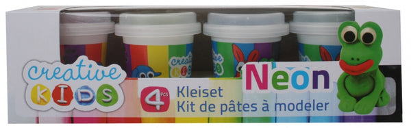 Klei Set Neon 4-delig 55 gram