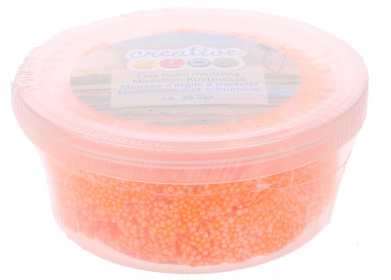 schuimklei neon 38 gram oranje per potje