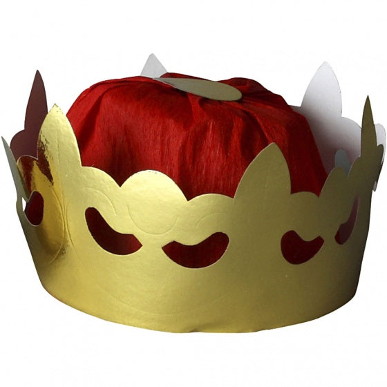 kroon King's Crown 11 x 19 cm karton goud per stuk