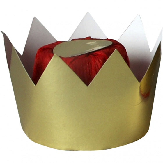 kroon Queen's Crown 7 x 19 cm karton goud per stuk