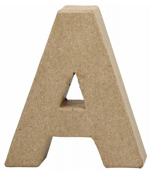 Letter Papier-maché - A, 10cm