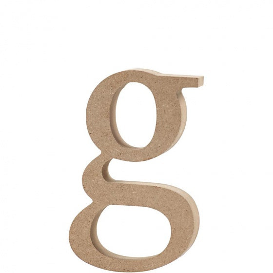 letter g MDF 13 cm