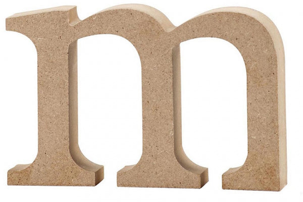 letter m MDF 8 cm