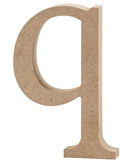 letter q MDF 12,2 cm