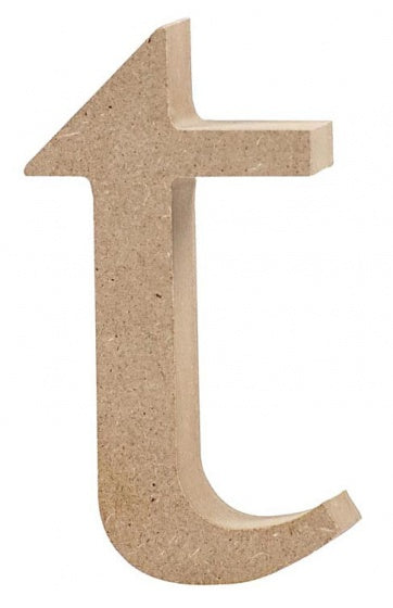 letter t MDF 10 cm
