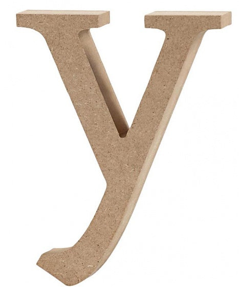 letter y MDF 12 cm