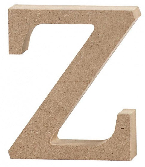 letter z MDF 8 cm