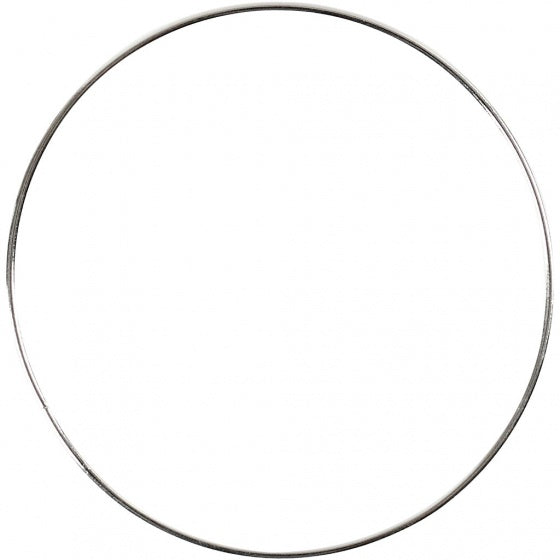 metalen draadring zilver 7 cm 10 stuks