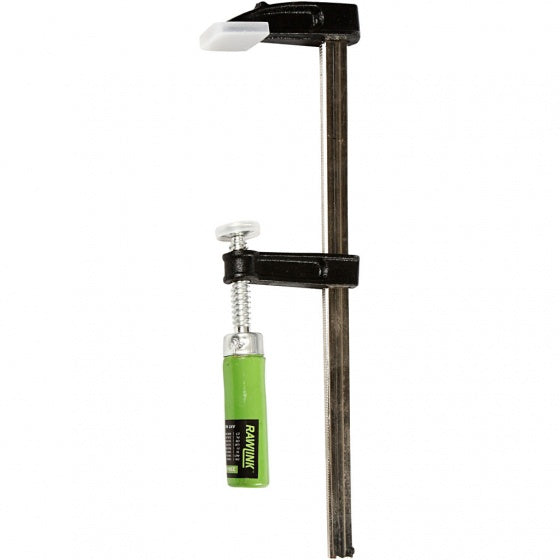 metalen lijmklem 25 cm zwart/zilver