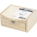 sieradenkist Dresser Mirror hout 12 cm blank per stuk