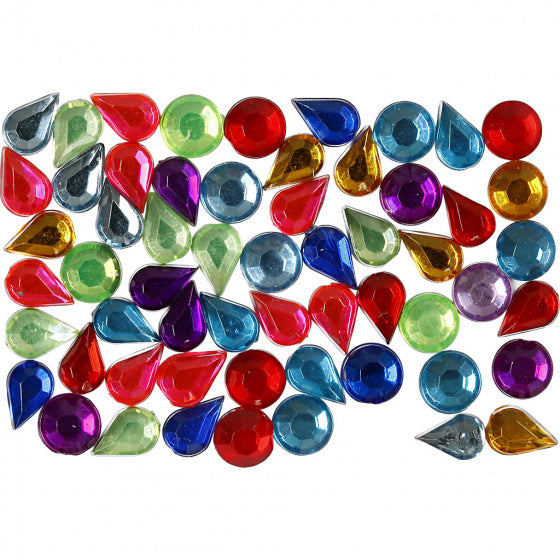 strasstenen druppel/rond 5x5mm 15gr