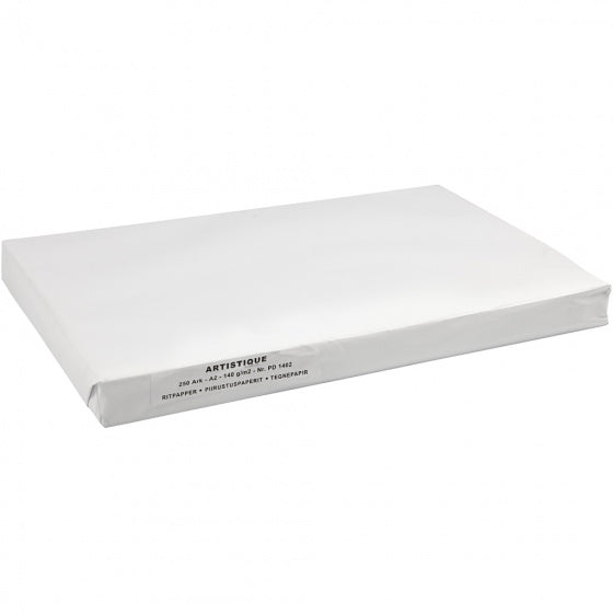 Tekenpapier A2 42 x 60 cm 190 gram wit