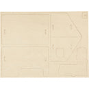 3D houten set huis met veranda 22,5 x 16 x 17,5 cm