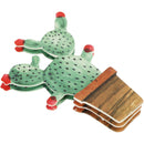 3D stickers cactussen 45 x 15-26 x 7 mm 9 stuks