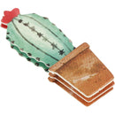 3D stickers cactussen 45 x 15-26 x 7 mm 9 stuks