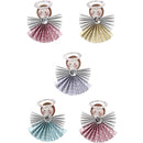 3D stickers engelen 45 x 40 x 10 mm 5 stuks