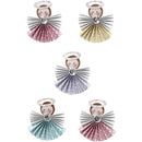 3D stickers engelen 45 x 40 x 10 mm 5 stuks