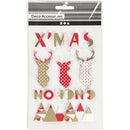 3D stickers rendieren 15-62 x 14-100 x 5 mm 15 stuks