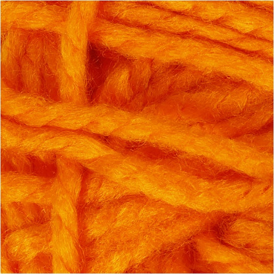 acrylgaren oranje 35 m. 50 gram