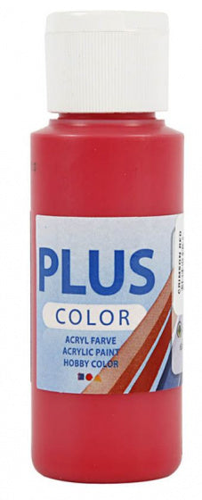Plus Color Acrylverf Crimson Red, 60ml
