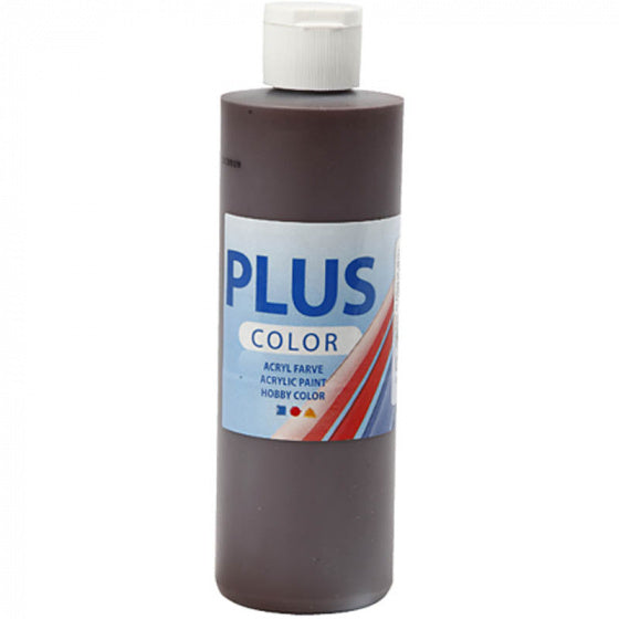 acrylverf 'Plus Color' chocoladebruin 250ml