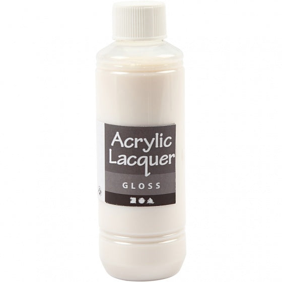 acrylvernis 250 ml transparant, glanzend