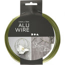 aluminiumdraad 16 m rond 1 mm groen