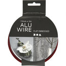 aluminiumdraad 2 m plat 1,5 cm rood
