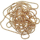 balletjesketting 1,5 m goud 1,5 mm
