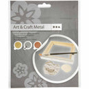 bladmetaalfolie 16 x 16 cm zilver 25 vellen