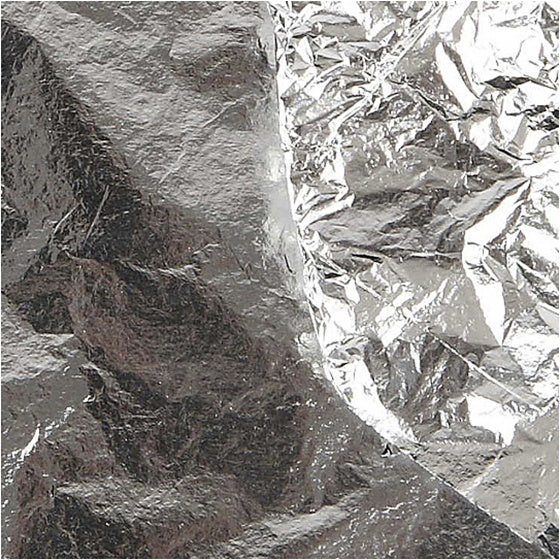 bladmetaalfolie 16 x 16 cm zilver 25 vellen