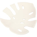 bladvormige schaal monstera 21,5 cm wit