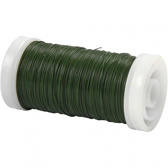 bloemendraad 160 m 0,3 mm groen