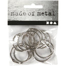 boekbindersring 25 mm 10 stuks zilver