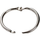 boekbindersring 25 mm 10 stuks zilver