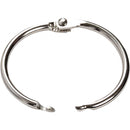 boekbindersring 32 mm 8 stuks zilver