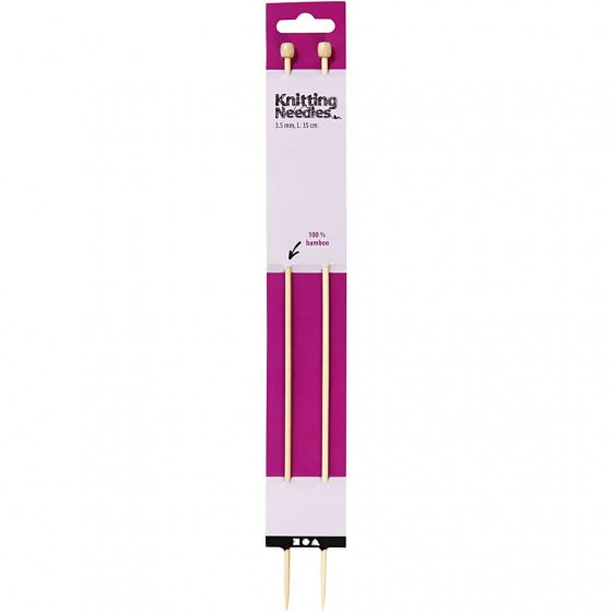 breinaalden bamboe 3,5 mm 35 cm