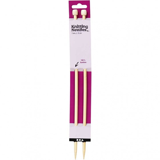 breinaalden bamboe 7 mm 35 cm