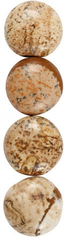 cabochons Jasper rond 14 mm multicolor 4 stuks