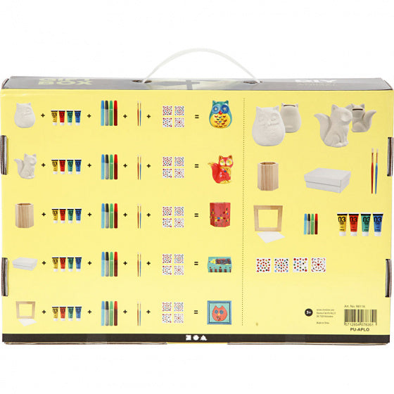 cadeaubox bosdieren terracotta 19-delig