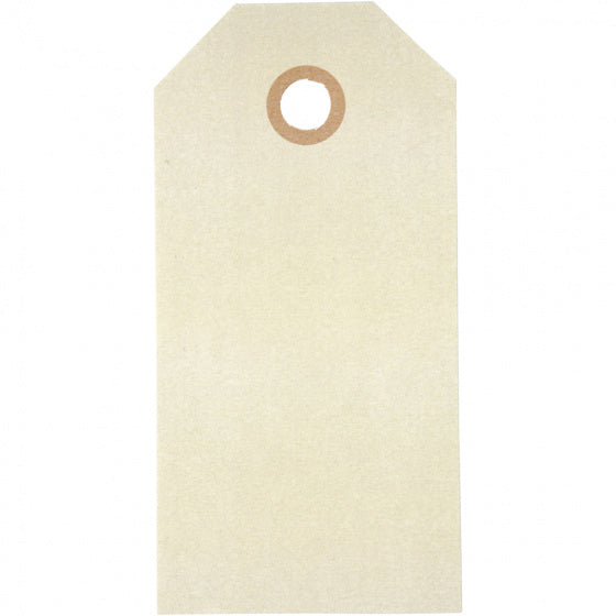 cadeaulabels karton 5 x 10 cm naturel 20 stuks