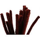 chenille draad 15 stuks 30 cm 15 mm antiek rood