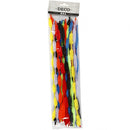 chenille draad 28 stuks 30 cm 5 - 12 mm multicolor