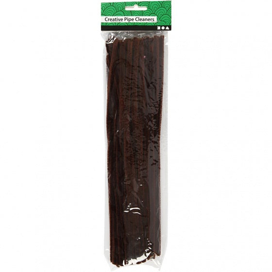 Chenille Bruin 30cm, 50st.