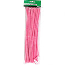 Chenille Roze 30cm, 50st.