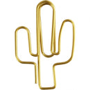 clips cactus goud 40 x 30 mm 6 stuks