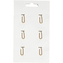 clips ster goud 30 x 30 mm 6 stuks