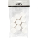 decoratie bal wit 30 mm 10 stuks