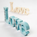decoratiewoord Love triplex 23 cm blank per stuk